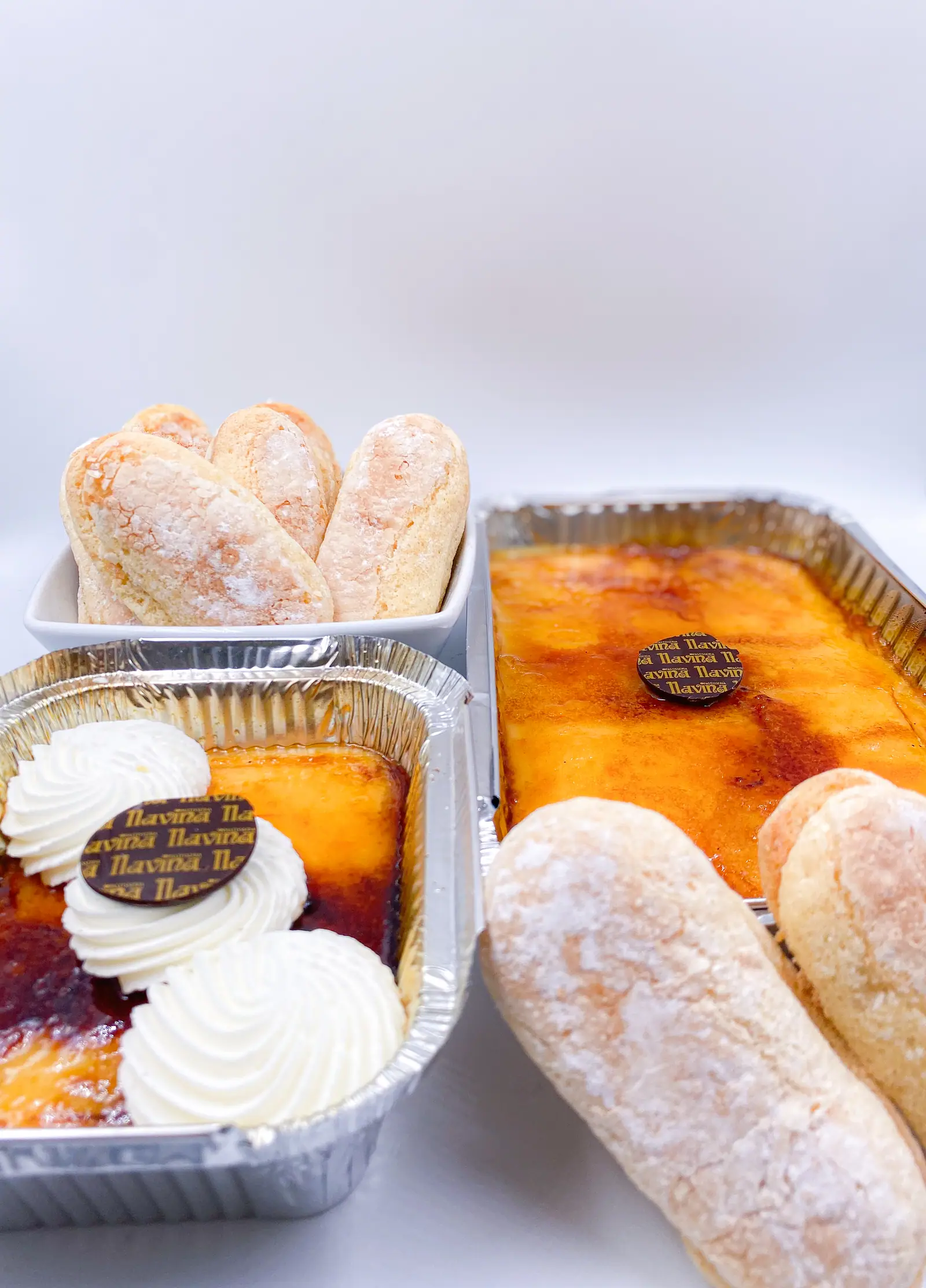 Crema catalana amb melindros